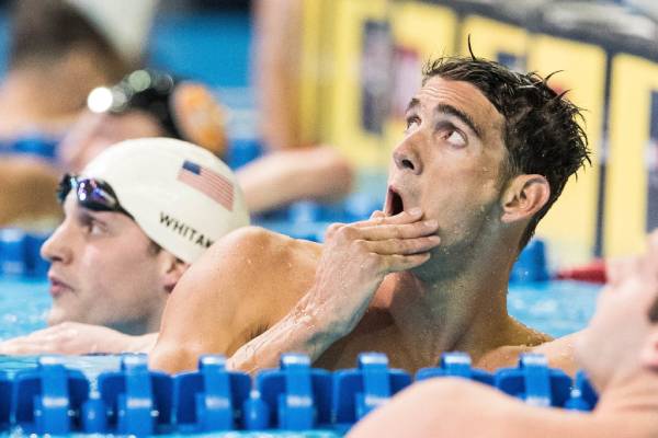 Michael Phelps and his 8 Olympic gold medals in Beijing 2008